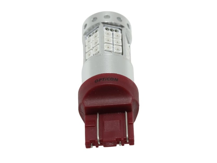 Żarówka Led W21W T20 7440 12V 42x SMD 3030 Czerwony CANBUS PREMIUM
