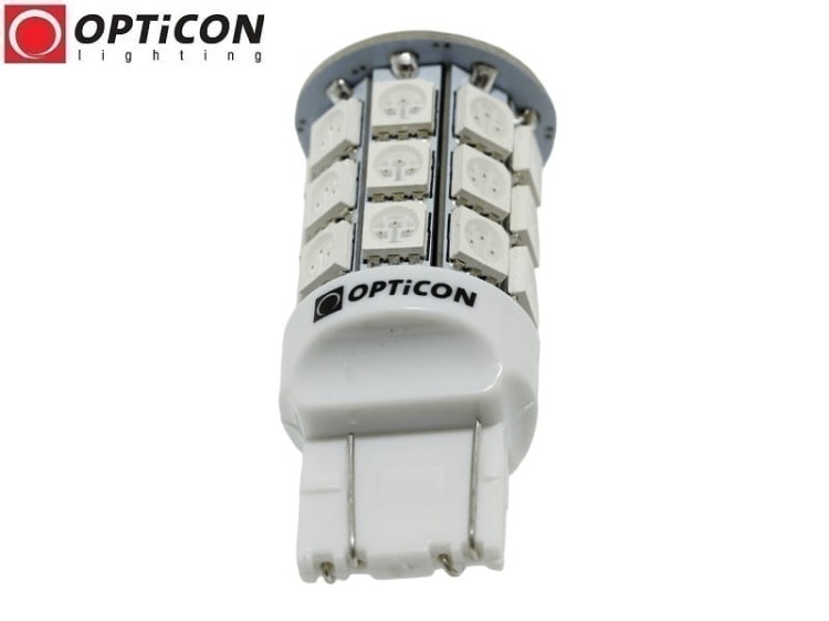 Żarówka Led W21/5W 7443 T20 30x SMD5050 DUAL COLOR 3/27 CW OPTICON