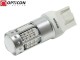 Żarówka Led W21/5W 7443 T20 42x SMD 3030 DUAL COLOR 18/24 RED OPTICON PREMIUM