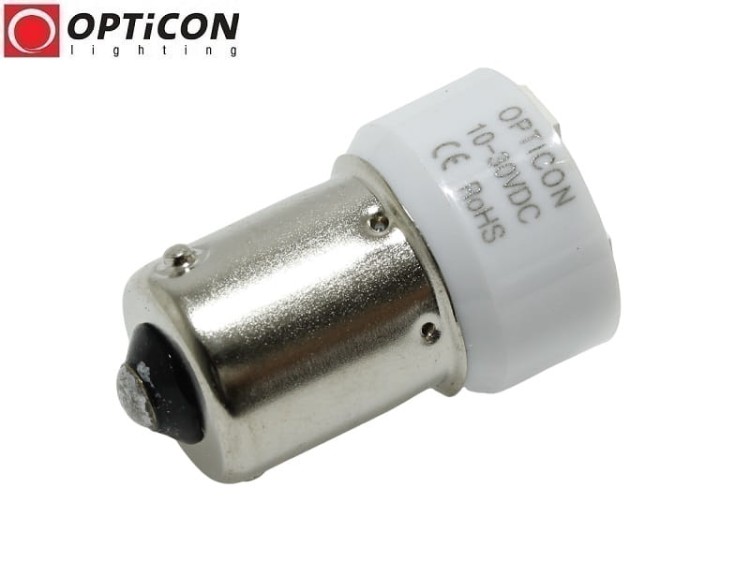 Żarówka Led R5W Ba15s 12V 24V DC 5x SMD5050 Biały Zimny OPTICON PREMIUM