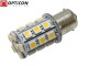 Żarówka Led P21W Ba15s 12V 24V DC 27x SMD5050 Biały Ciepły 3000K OPTICON PREMIUM