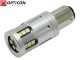Żarówka Led P21/5W Bay15d 12V DC 24x SMD3030 Biały Zimny 6000K OPTICON PREMIUM