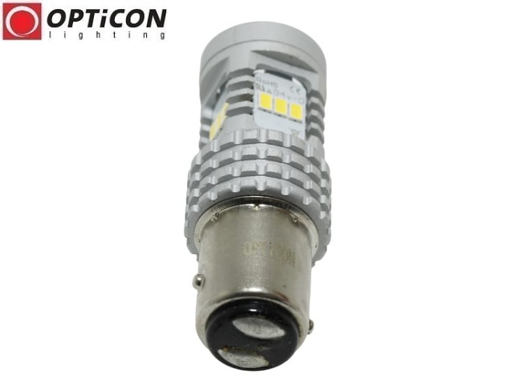 Żarówka Led P21/5W Bay15d 12V DC 14x SMD3020 Biały Zimny CANBUS OPTICON PREMIUM
