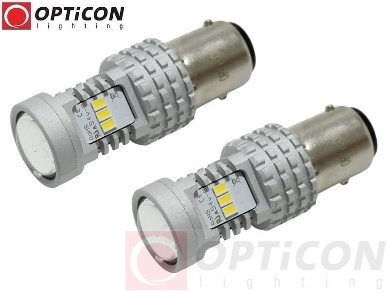 Peugeot 308 - Światła do jazdy dziennej LED DRL P21/5W Bay15d PREMIUM - Zestaw 2 żarówki