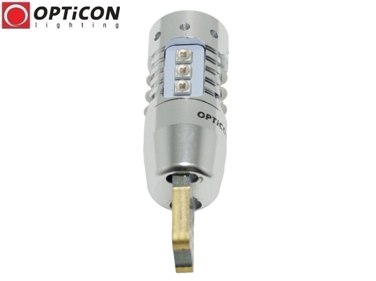Żarówka Led W16W T15 12V DC 16x CREE SMD Pomarańczowy CANBUS OPTICON PREMIUM