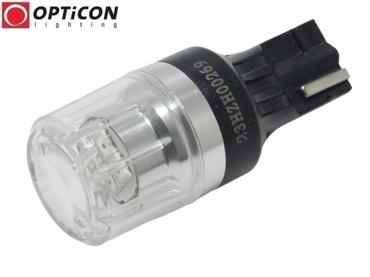 Żarówka Led W16W T15 12V DC 4x SMD 3030 Czerwony CANBUS OPTICON PREMIUM