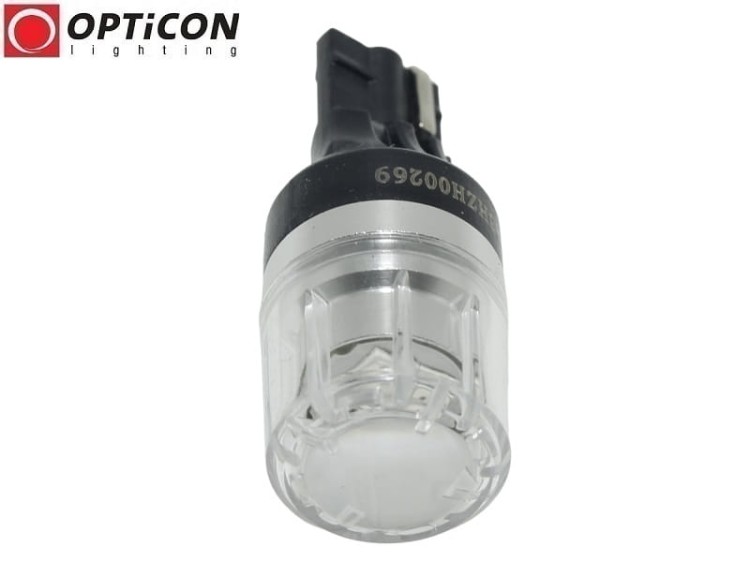 Żarówka Led W16W T15 12V DC 4x SMD 3030 Czerwony CANBUS OPTICON PREMIUM