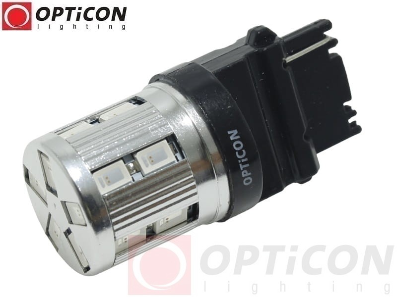 Żarówka Led P27W 3156 12V 17x SMD 5630 Pomarańczowy OPTICON PREMIUM