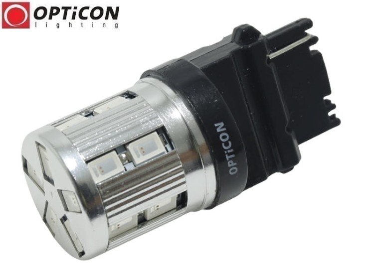 Żarówka Led P27W 3156 12V 17x SMD 5630 Pomarańczowy OPTICON PREMIUM