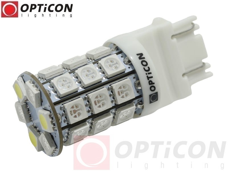 Żarówka Led P27/7W 3157 30x SMD5050 DUAL COLOR 3/27 CW OPTICON