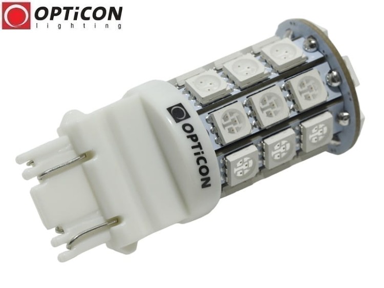 Żarówka Led P27/7W 3157 30x SMD5050 DUAL COLOR 3/27 CW OPTICON