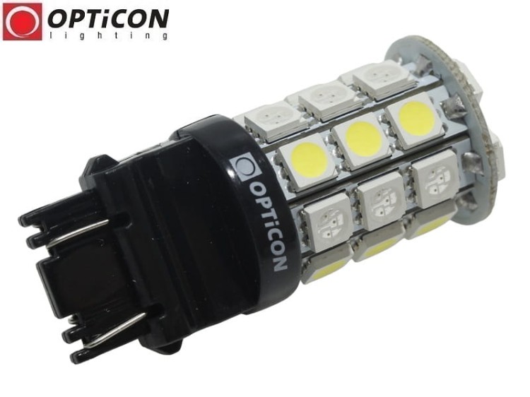 Żarówka Led P27/7W 3157 30x SMD5050 DUAL COLOR 15/15 CW OPTICON