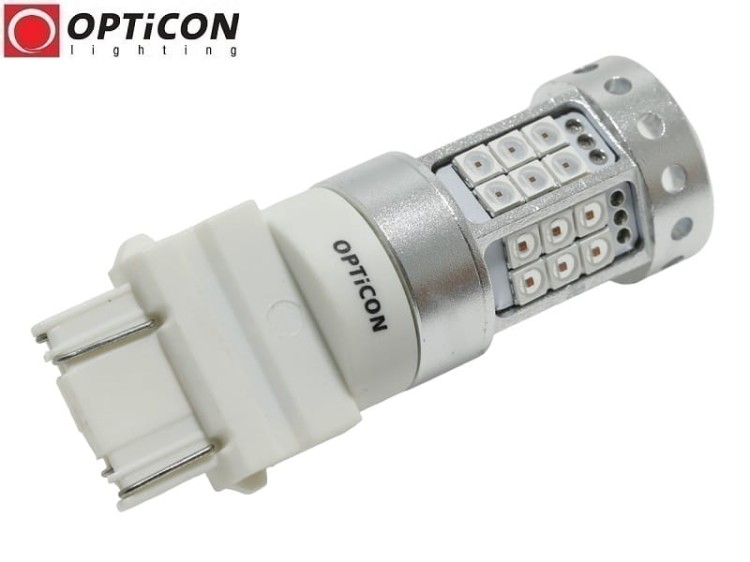 Żarówka Led P27/7W 3157 42x SMD 3030 DUAL COLOR 18/24 RED OPTICON PREMIUM