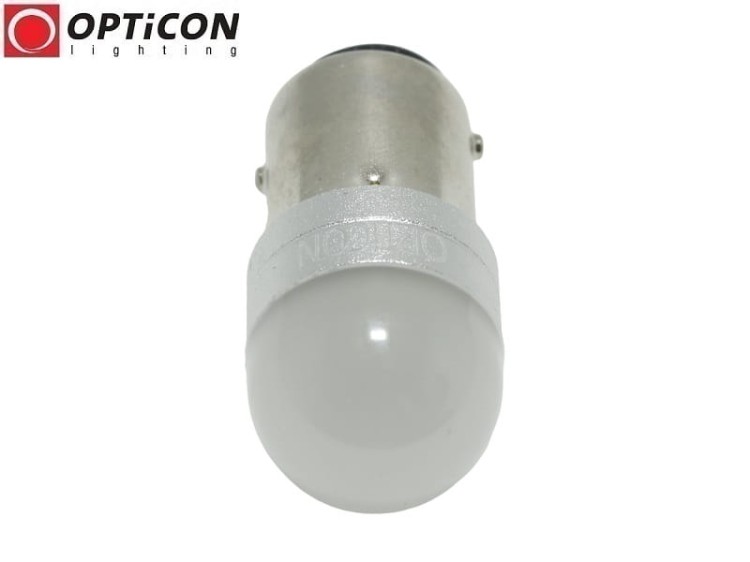 Żarówka Led P21/5W Bay15d 12V 24V DC 3D SMD3030 Biały Zimny 6000K OPTICON PREMIUM PREMIUM