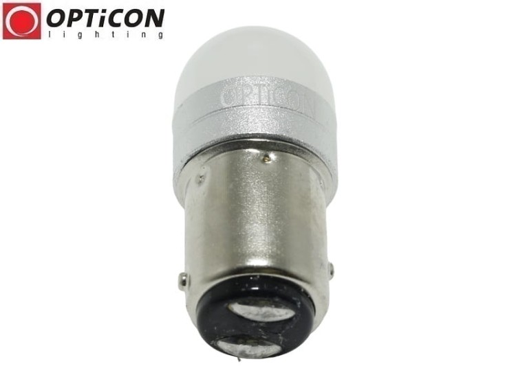 Żarówka Led P21/5W Bay15d 12V 24V DC 3D SMD3030 Biały Zimny 6000K OPTICON PREMIUM PREMIUM