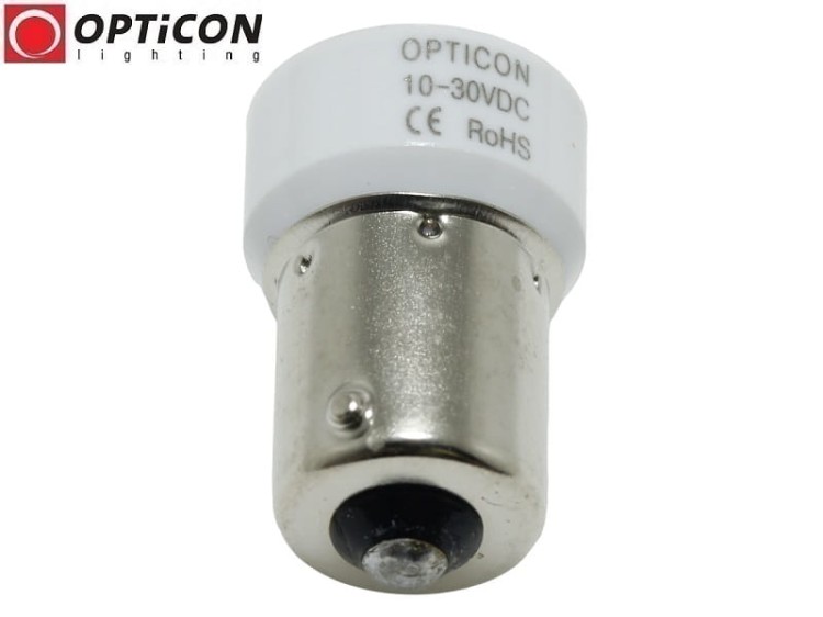 Żarówka Led R5W Ba15s 12V 24V DC 5x SMD5050 Niebieski OPTICON PREMIUM