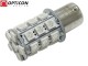 Żarówka Led P21W Ba15s 12V 24V DC 27x SMD5050 Pomarańczowy OPTICON PREMIUM