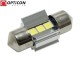 Żarówka Led C5W 28mm 12V DC 3x SMD 3030 Biały Zimny 6000K CANBUS OPTICON PREMIUM