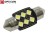 Żarówka Led C5W 31mm 12V DC 6x SMD 3030 Biały Zimny CANBUS 6000K OPTICON