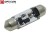 Żarówka Led C5W 36mm 12V 24V DC 3x SMD 5050 Biały Zimny 6000K OPTICON