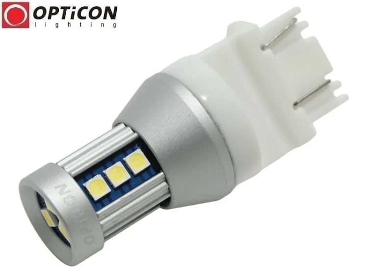 Żarówka Led P27W 3156 12V 15x SMD 3030 Biały Zimny 6000K CANBUS PREMIUM