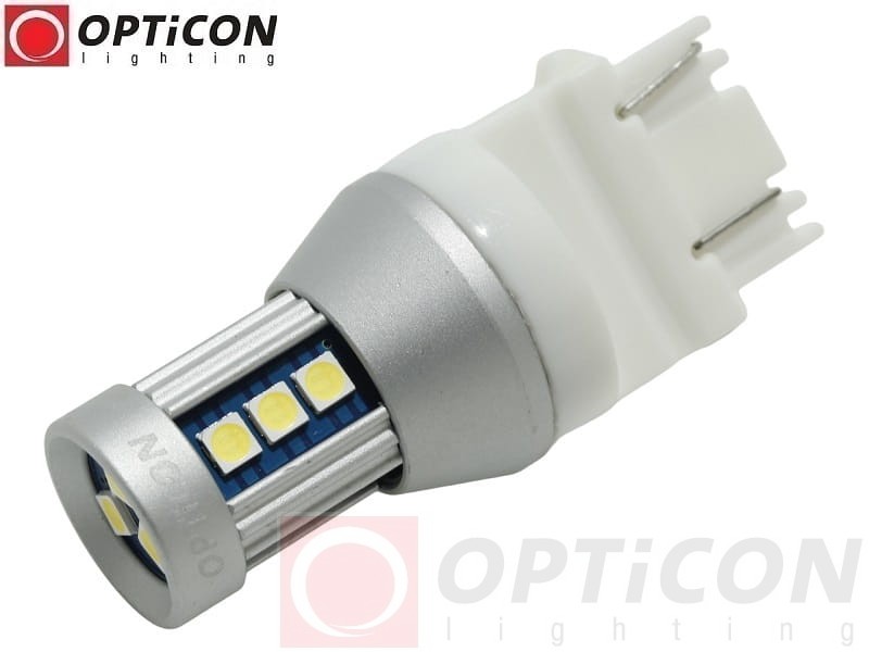 Żarówka Led P27/7W 3157 12V 15x SMD 3030 Biały Zimny 6000K CANBUS PREMIUM