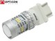 Żarówka Led P27/7W 3157 12V 14x SMD3020 Biały Zimny  CANBUS OPTICON PREMIUM