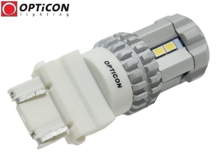 Żarówka Led P27W 3156 12V 12x SMD3020 Biały Zimny 6000K CANBUS OPTICON PREMIUM