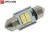 Żarówka Led C5W 31mm 12V DC 4x SMD 3030 Biały Zimny 6000K CANBUS OPTICON PREMIUM