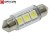 Żarówka Led C5W 36mm 12V 24 DC 3x SMD 5050 Biały Zimny 6000K