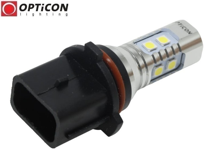 Żarówka Led P13W 12V DC 10x SMD 3030 Biały Zimny 6000K CANBUS OPTICON PREMIUM