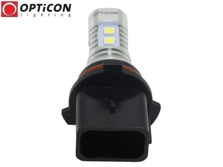 Żarówka Led P13W 12V DC 10x SMD 3030 Biały Zimny 6000K CANBUS OPTICON PREMIUM