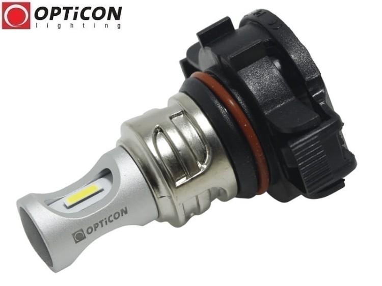 Żarówka Led Ps19W H16 5202 12V DC SMD CSP Biały Zimny 6000K CANBUS OPTICON PREMIUM