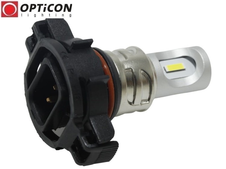 Żarówka Led Ps19W H16 5202 12V DC SMD CSP Biały Zimny 6000K CANBUS OPTICON PREMIUM