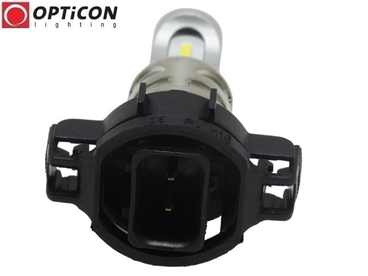 Żarówka Led Ps19W H16 5202 12V DC SMD CSP Biały Zimny 6000K CANBUS OPTICON PREMIUM