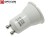 Żarówka LED GU11 2W 10-30V DC 12x SMD 2835 Biały Ciepły 3000K 12V 24V OPTICON