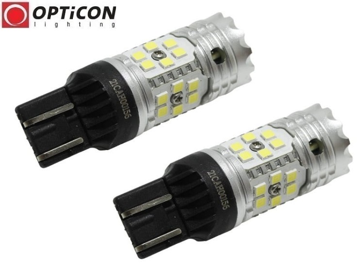 Toyota Proace -  Światła do jazdy dziennej LED DRL W21/5W T20 OPTICON PREMIUM - Zestaw 2 żarówki