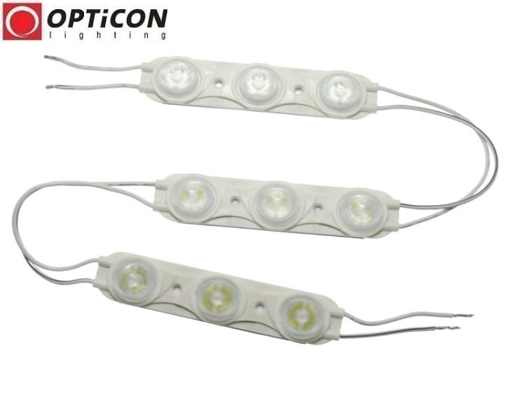 Moduł LED 12V 3W IP67 16x27st 3x SMD2835 Biały Neutralny 4000K