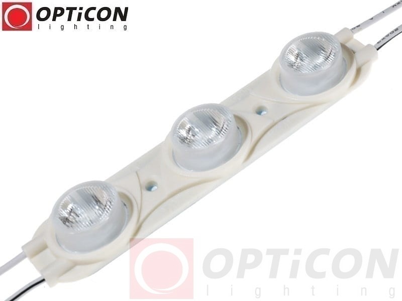 Moduł LED 12V 3W IP67 16x27st 3x SMD2835 Biały Ciepły 3000K