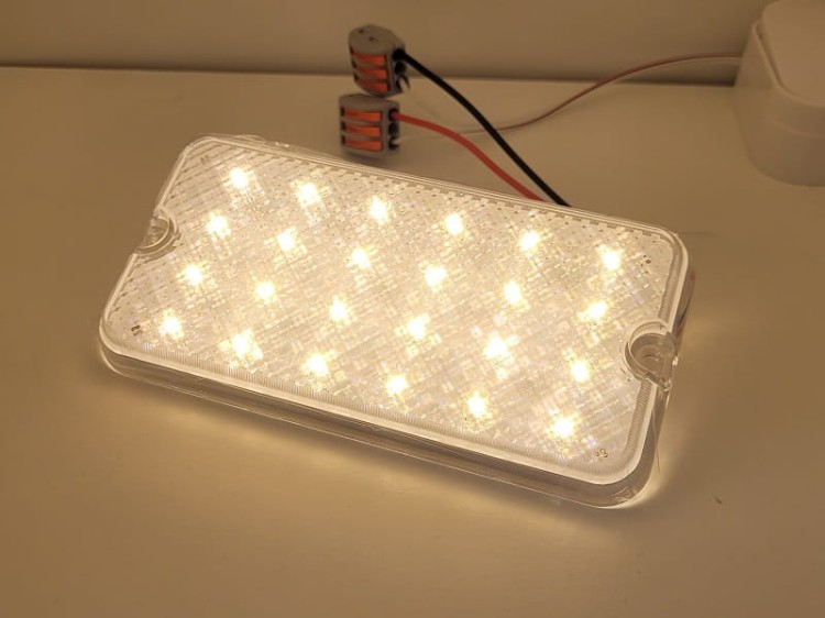 Panel LED 4,8W 10-30V DC 24x SMD2835 ( 4x6 ) 120st Biały Ciepły 3000K 12V 24V OPTICON