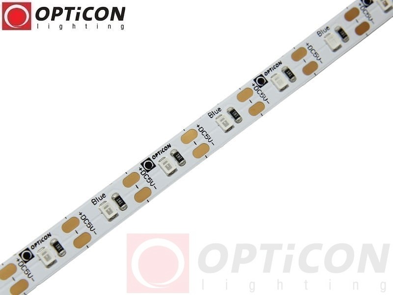 Taśma LED 5V 300 SMD 2835 8mm IP20 3,6W/m Niebieski OPTICON PREMIUM