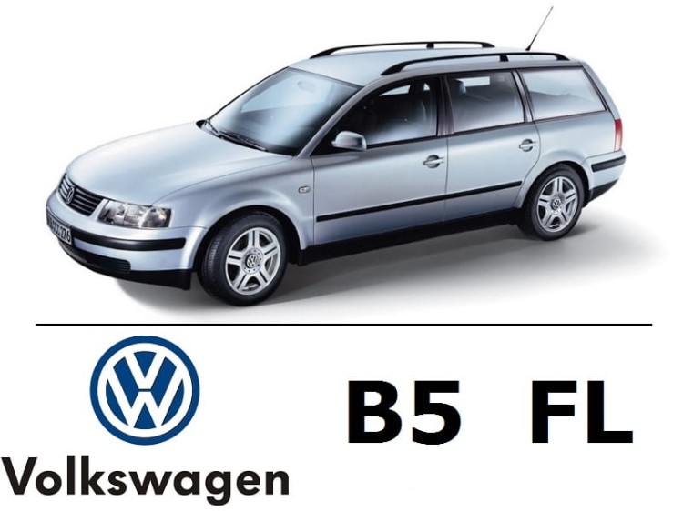 Volkswagen Passat B5 FL - Zestaw oświetlenia kabiny LED 6000K Standard - 13 żarówek