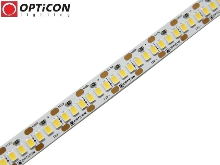 Taśma LED 12V 1200 SMD 2835 10mm IP20 19,2W/m Biały Neutralny 4000K OPTICON PREMIUM