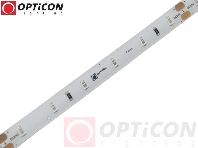 Taśma LED 24V 300 SMD 2835 8mm IP65 4,8W /m Zielony OPTICON PREMIUM
