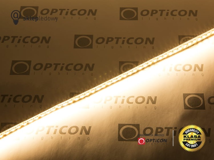 Taśma LED 24V 900 SMD 2835 10mm IP20 14,4W/m Biały Ciepły 2700K OPTICON PREMIUM