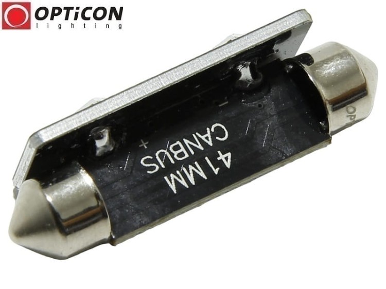 Żarówka Led C10W 42mm 12V DC 9x SMD 3030 Biały Neutralny 4500K OPTICON