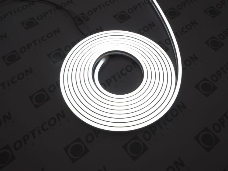 Taśma LED 24V NEON 4x8mm 6W/m IP67 900 SMD 2835 Biały Zimny 6000K OPTICON PREMIUM
