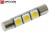 Żarówka Led C1,2W 30mm 12V DC 3x SMD 3030 Biały Neutralny 4500K OPTICON