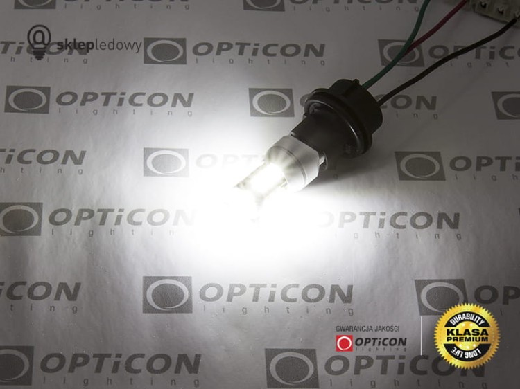 Renault Megane II - Światło wsteczne / cofania LED P21W Ba15s Opticon Premium - 1 żarówka