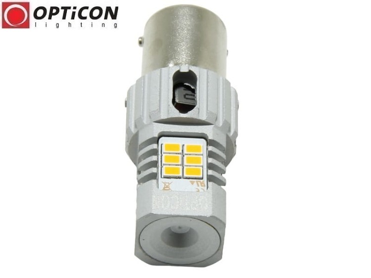 Żarówka Led Py21W Bau15s 12V DC 24x SMD3020 Pomarańczowy CANBUS OPTICON PREMIUM